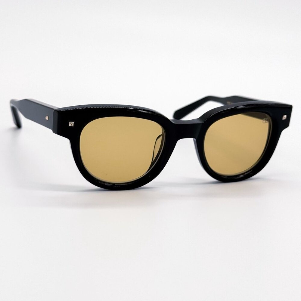 NEW VALENTINO SUNGLASSES VLS-163A BLACK/ORANGE UNISEX EYEWEAR